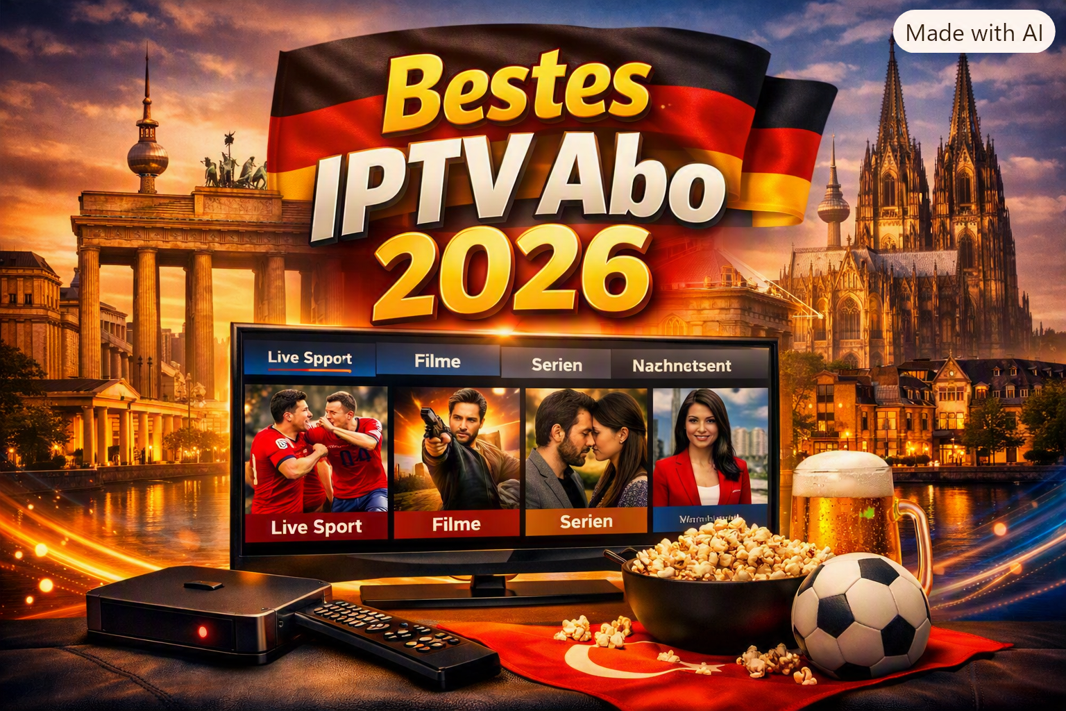 Bestes IPTV Abo 2026